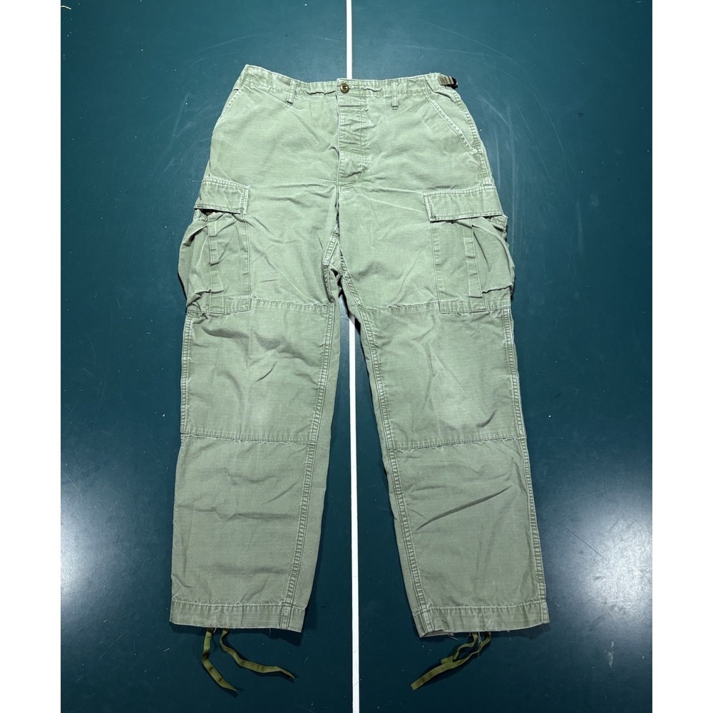 Vintage Propper Ripstop Combat Trousers Olive Green Medium Military Fatigue Pant
